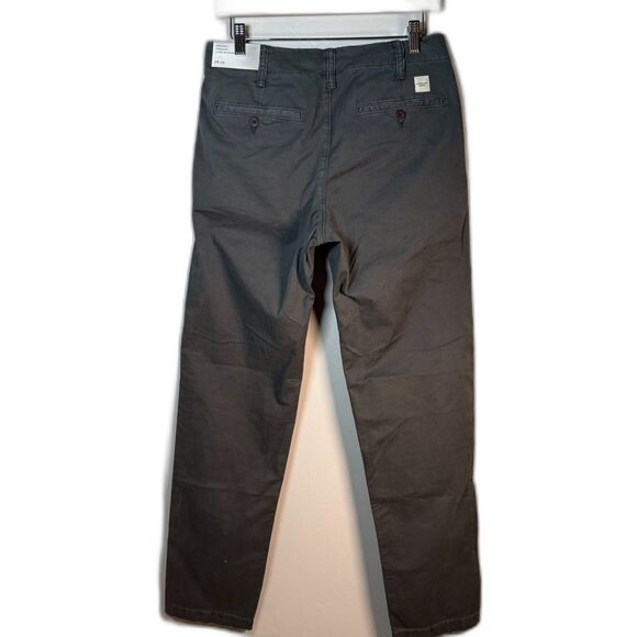 American Eagle Original Straight Lived in Khakis Gray Men's Size 28 x 34 - Picture 7 of 12